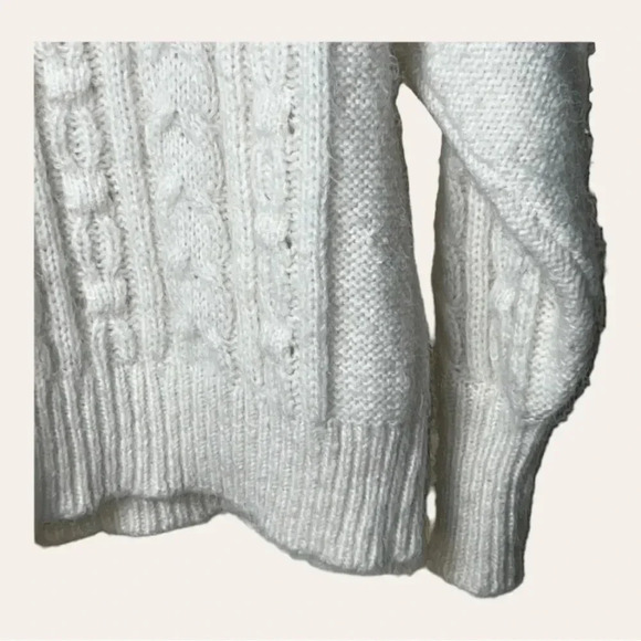A NEW DAY TURTLE NECK SWEATER LONG SLEEVE CABLE KNITTED SIZE MEDIUM - Picture 12 of 12